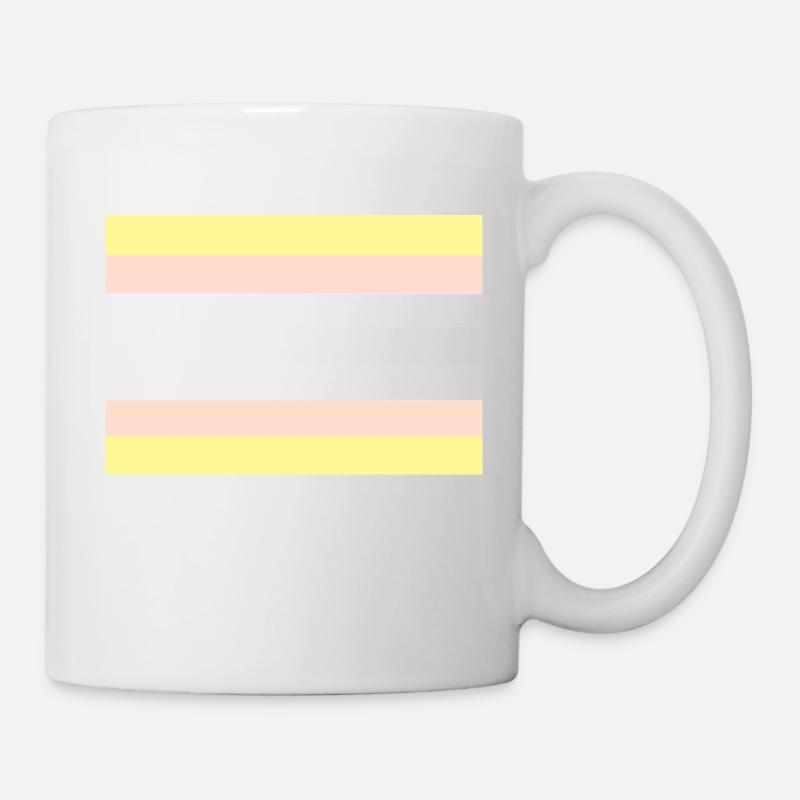 Pangender pride flag - Mug - white