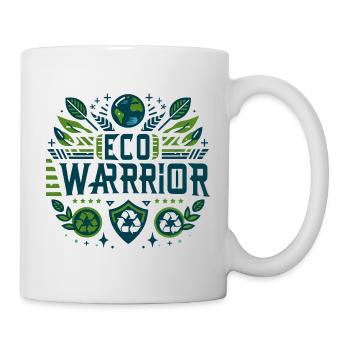 Eco-Hero : Pour la planète - Mug blanc - blanc - Droite