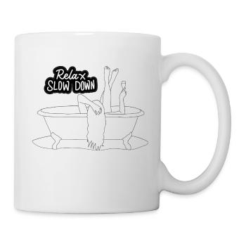 Baignoire relax - Mug blanc - blanc - Droite