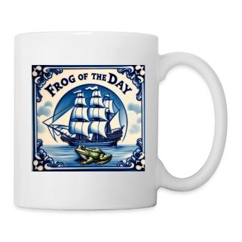 Grenouille du jour - Maritimes pour les gestionnaires de projet - Mug blanc - blanc - Droite