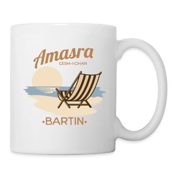 Amasra-Sonnenuntergang: Entspannung am Strand - Tasse - Weiß - Rechts