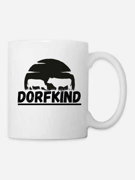 Dorfkind - Tasse - Weiß
