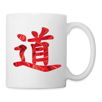 Caractère chinois de la voie E 18 - Mug blanc - blanc - Droite