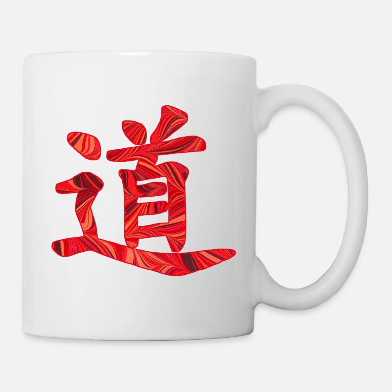 chinesisches schriftzeichen der weg e 18 - Tasse - Weiß