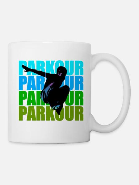 Parkour - Mug - white