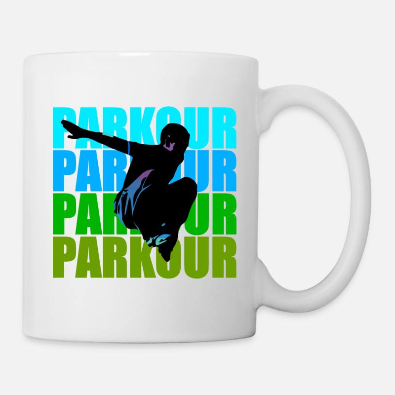 Parkour - Mug - white
