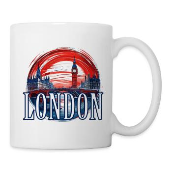 London Big Ben Urlaub Great Britain England - Tasse - Weiß - Rechts