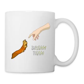 Dream Team - Tasse - Weiß - Rechts