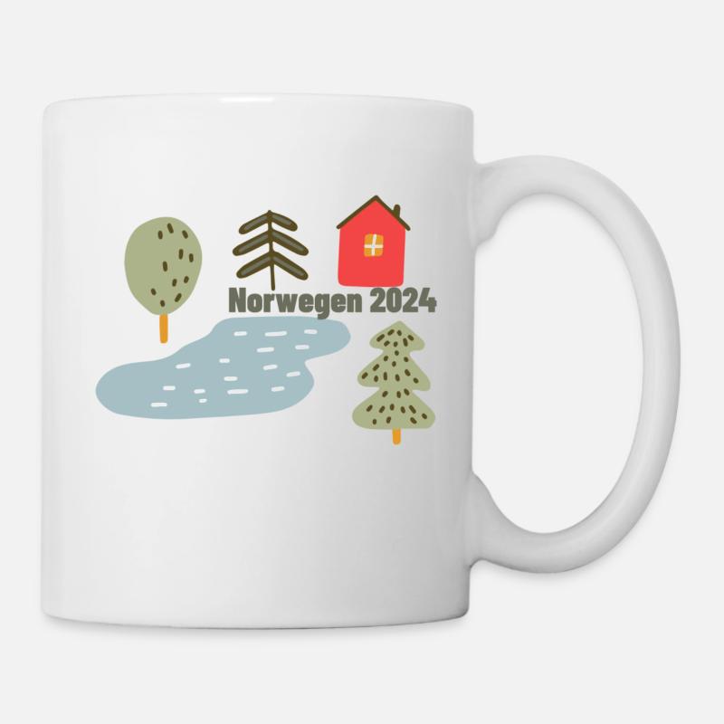 Norwegen 2024 - Tasse - Weiß