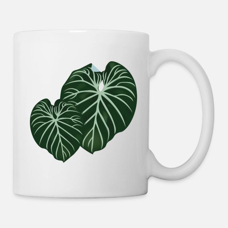 Philodendron Gloriosum - Tasse - Weiß