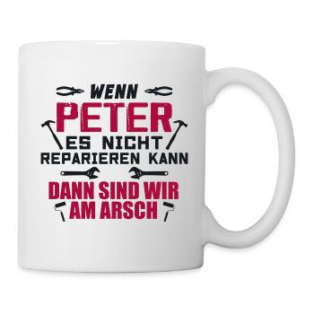 If Peter can't fix it - Mug - white - Right