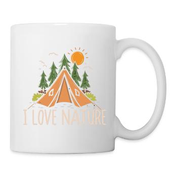 I love Nature, I love nature - Mug - white - Right