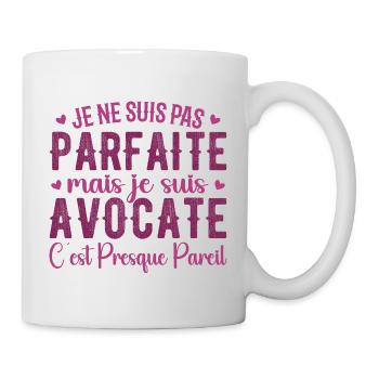 Avocate Parfaite - Cadeau Pour Les Super Avocates - Mug blanc - blanc - Droite