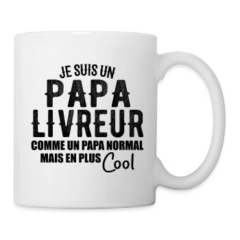 Je Suis Un Papa Livreur - Mug blanc - blanc - Droite