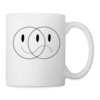 Sad-Smile - Tasse - Weiß - Rechts