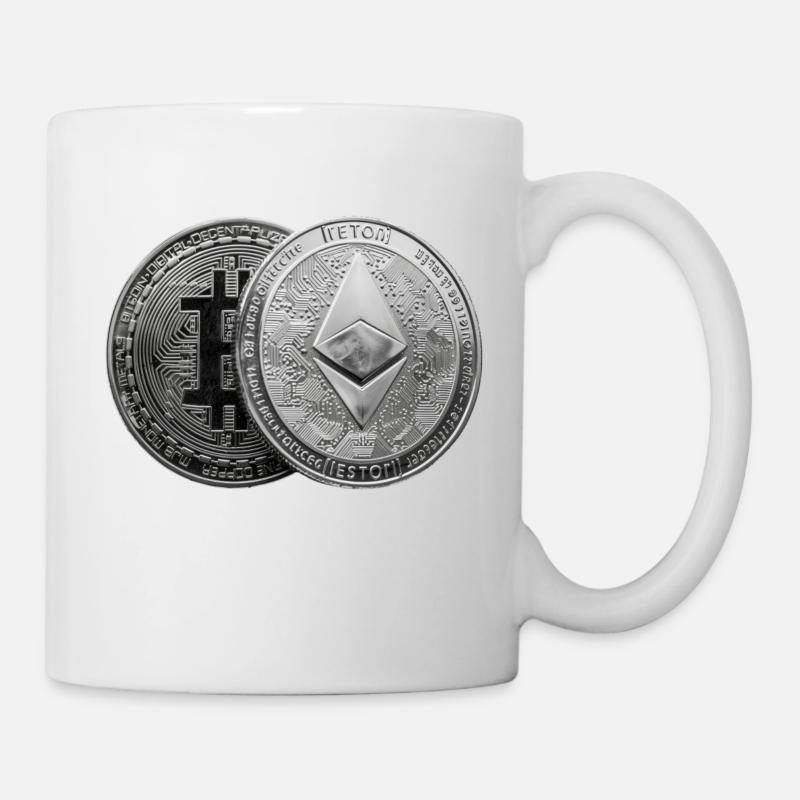 Crypto Symbols Shirts - Mug - white