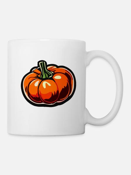 Alimentation / Légumes / Marché / Vitamines / Design - Mug blanc - blanc