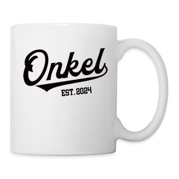 Onkel 2024 Jubiläum Patenonkel Lieblingsonkel Geb - Tasse - Weiß - Rechts