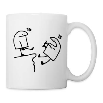 16 ans Idée Cadeau Humour Anniversaire 16 ans - Mug blanc - blanc - Droite