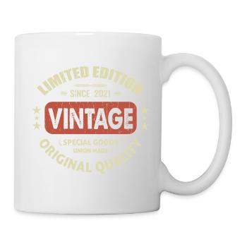 Vintage 2021 Retro 2021 Birthday Gift - Mug - white - Right