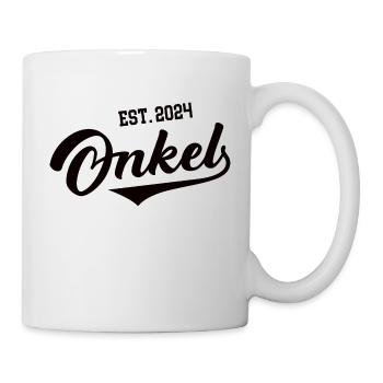 Onkel 2024 Ich Werde Onkels Patenonkel Uncle - Tasse - Weiß - Rechts