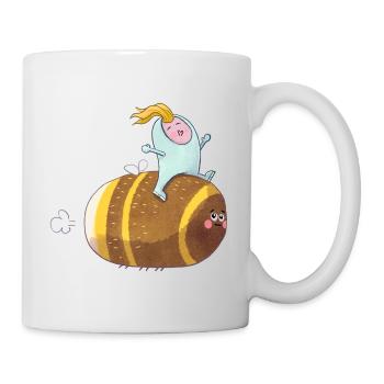 The Tiny Adventure - Through the Wind with the Bumblebee - Mug - white - Right