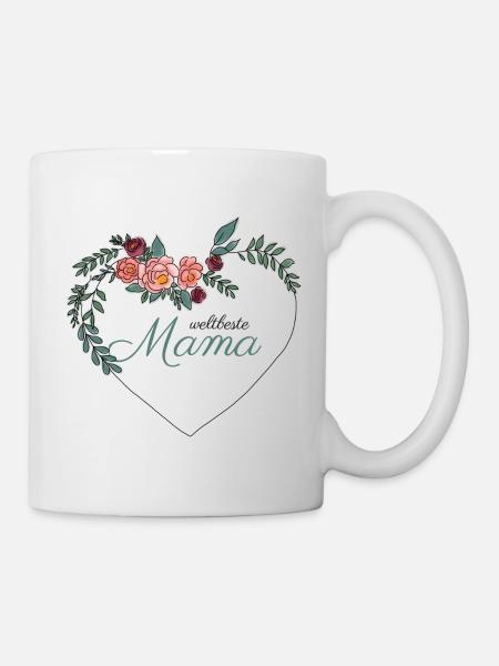 World's Best Mom Design - Gift for Mother's Day - Mug - white