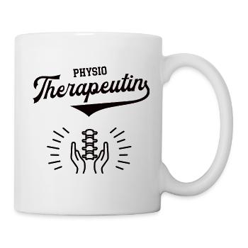 Physio Therapeutin Therapie Masseurin Osteopathin - Tasse - Weiß - Rechts