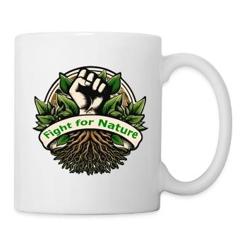 Fight for nature - Mug - white - Right
