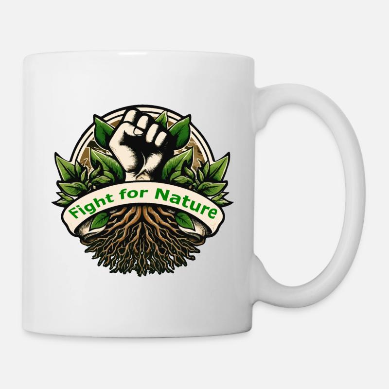 Fight for nature - Mug - white