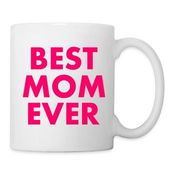 Best mom ever - Mug - white - Right