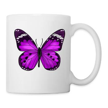 Butterfly Purple - Mug - white - Right