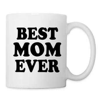 Best mom ever - Mug - white - Right