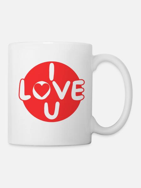 Liebeserklärung an das Paar - Tasse - Weiß