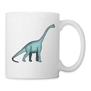 Brachiosaurus - Langhals - Tasse - Weiß - Rechts
