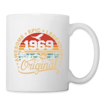 Original 1969 Geburtstagsgeschenk 1969 Retro 1969 - Tasse - Weiß - Rechts