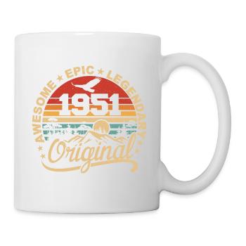 Original 1951 Cadeau Anniversaire 1951 Rétro 1951 - Mug blanc - blanc - Droite