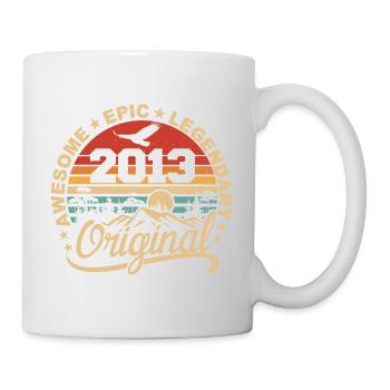 Original 2013 Cadeau Anniversaire 2013 Rétro 2013 - Mug blanc - blanc - Droite