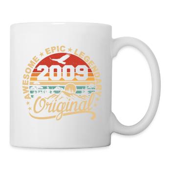 Original 2009 Retro 2009 Birthday Gift - Mug - white - Right