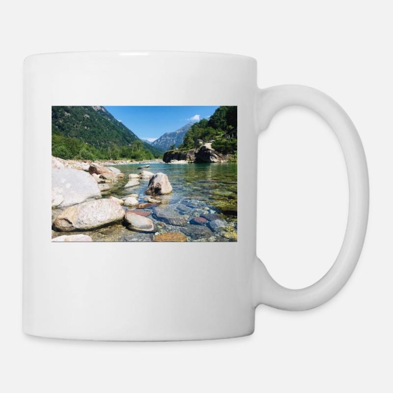 Flussbeet - Tasse - Weiß