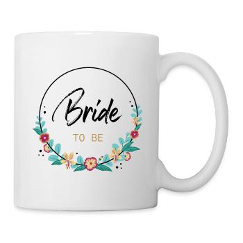 Bride to be bachelorette party bridal graphic - Mug - white - Right