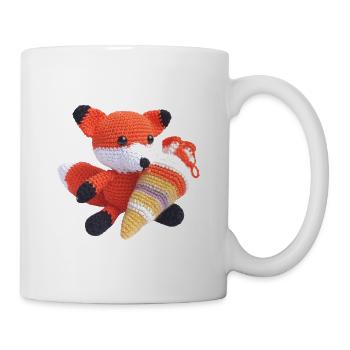 School fox - Mug - white - Right