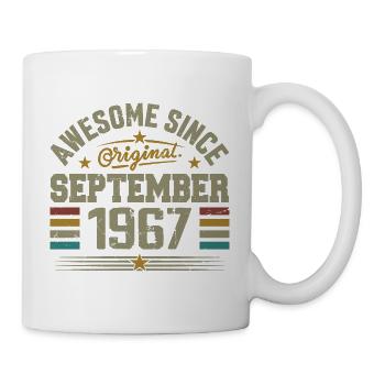 September 1967 Geschenk gebaut September 1967 - Tasse - Weiß - Rechts