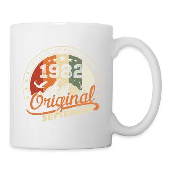 Vintage Birthday Gift Born September 1982 - Mug - white - Right