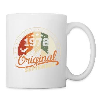 Vintage Birthday Gift Born September 1978 - Mug - white - Right