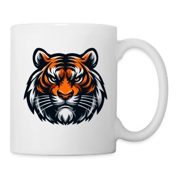 König Tiger - Tasse - Weiß - Rechts