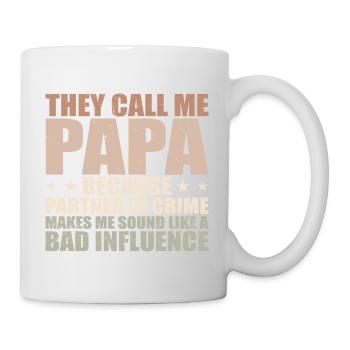 Perfektes Geschenk für Papa - Tasse - Weiß - Rechts