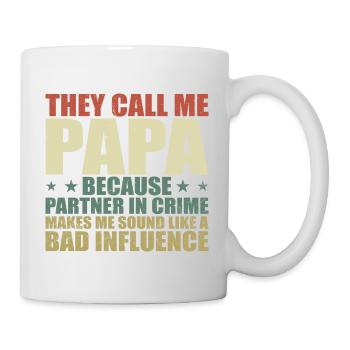 Perfektes Geschenk für Papa - Tasse - Weiß - Rechts