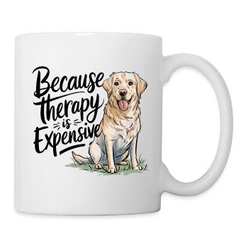 Faites l’expérience du bonheur avec les labradors - Mug blanc - blanc - Droite