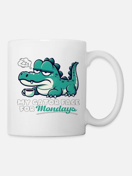 MY GATOR FACE FOR MONDAYS - Mug - white